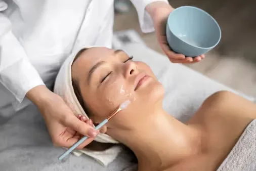 Acne Buster Peel applied by an expert dermatologist