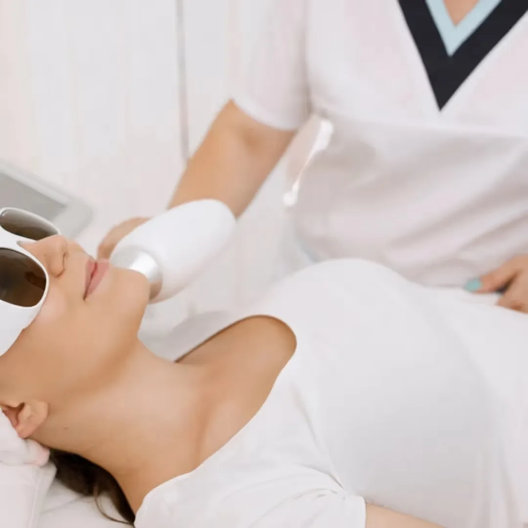Laser Hair Removal for the Chin performs by a dermatologist