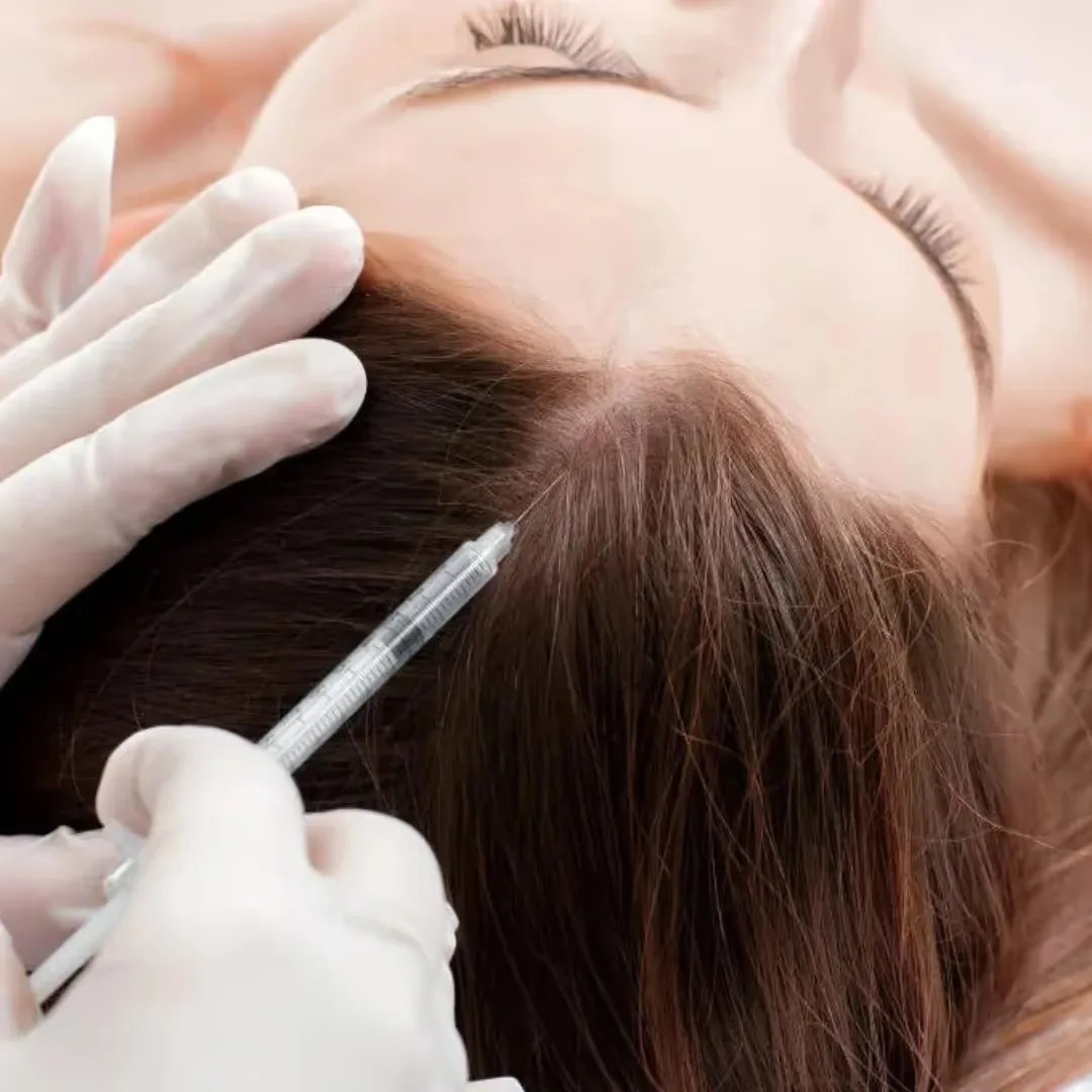 An expert dermatologist performs Hair Restoration