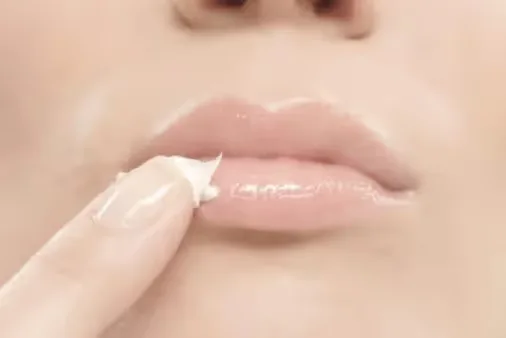 Lip Peel performed by a girl