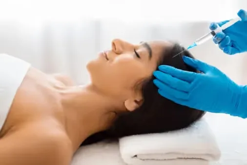 QR 678 Treatment at Uncover is performed for hair restoration