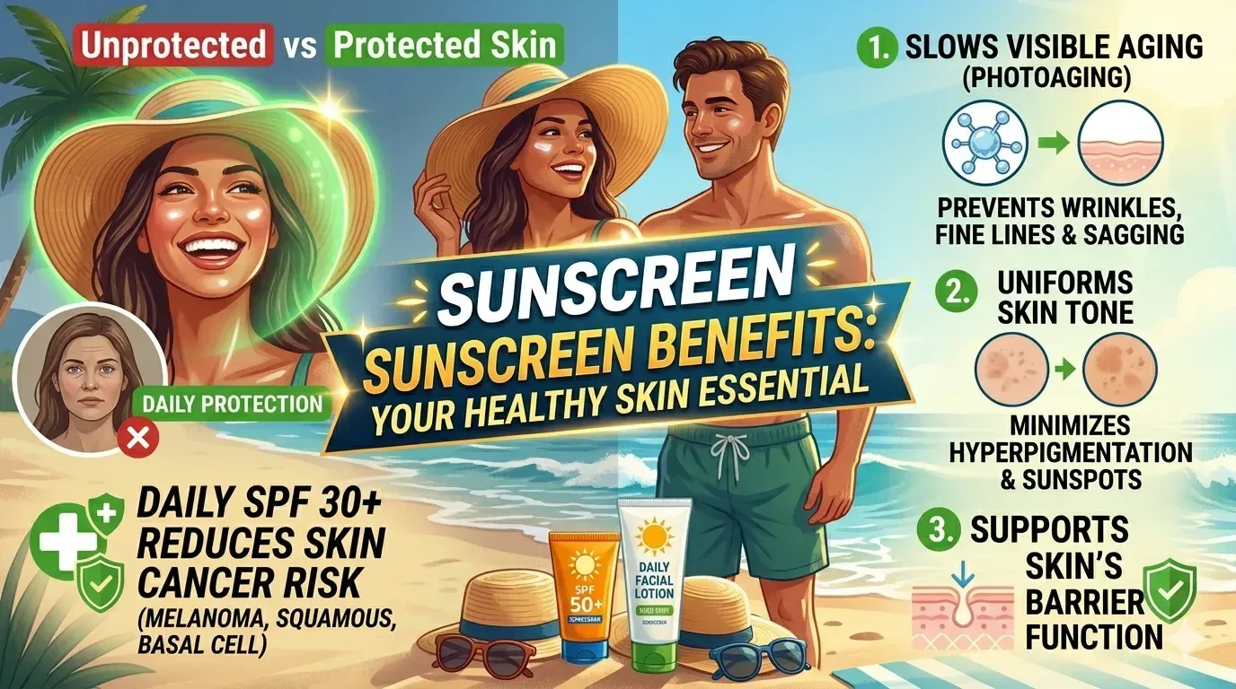 benefits of sunscreen