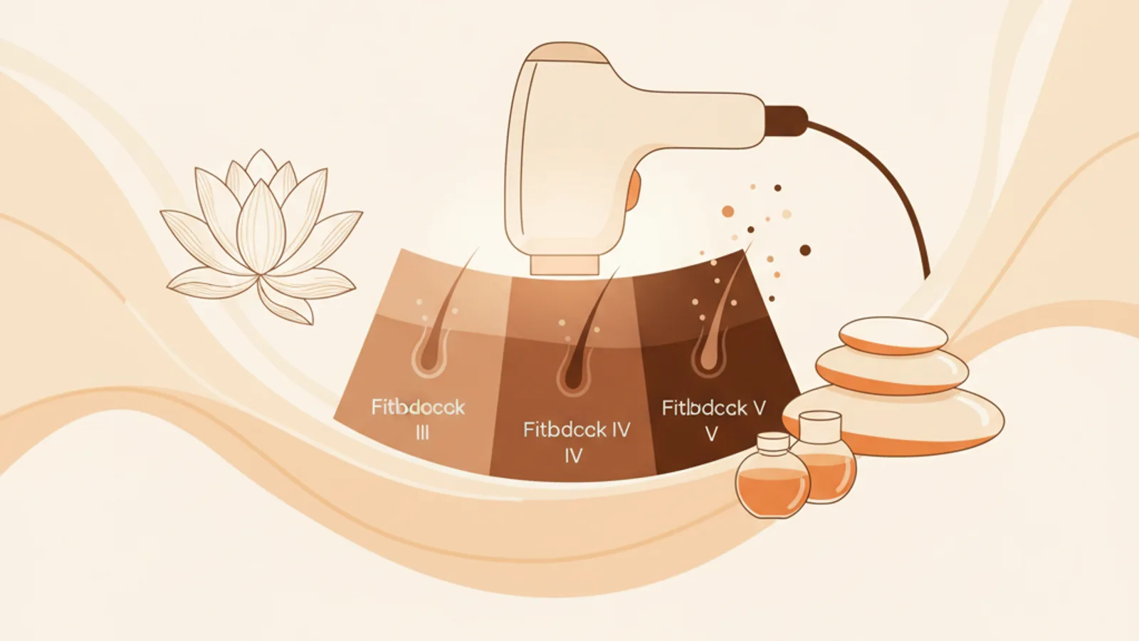 Illustration for "How many sessions for laser hair removal? The honest answer by skin type"