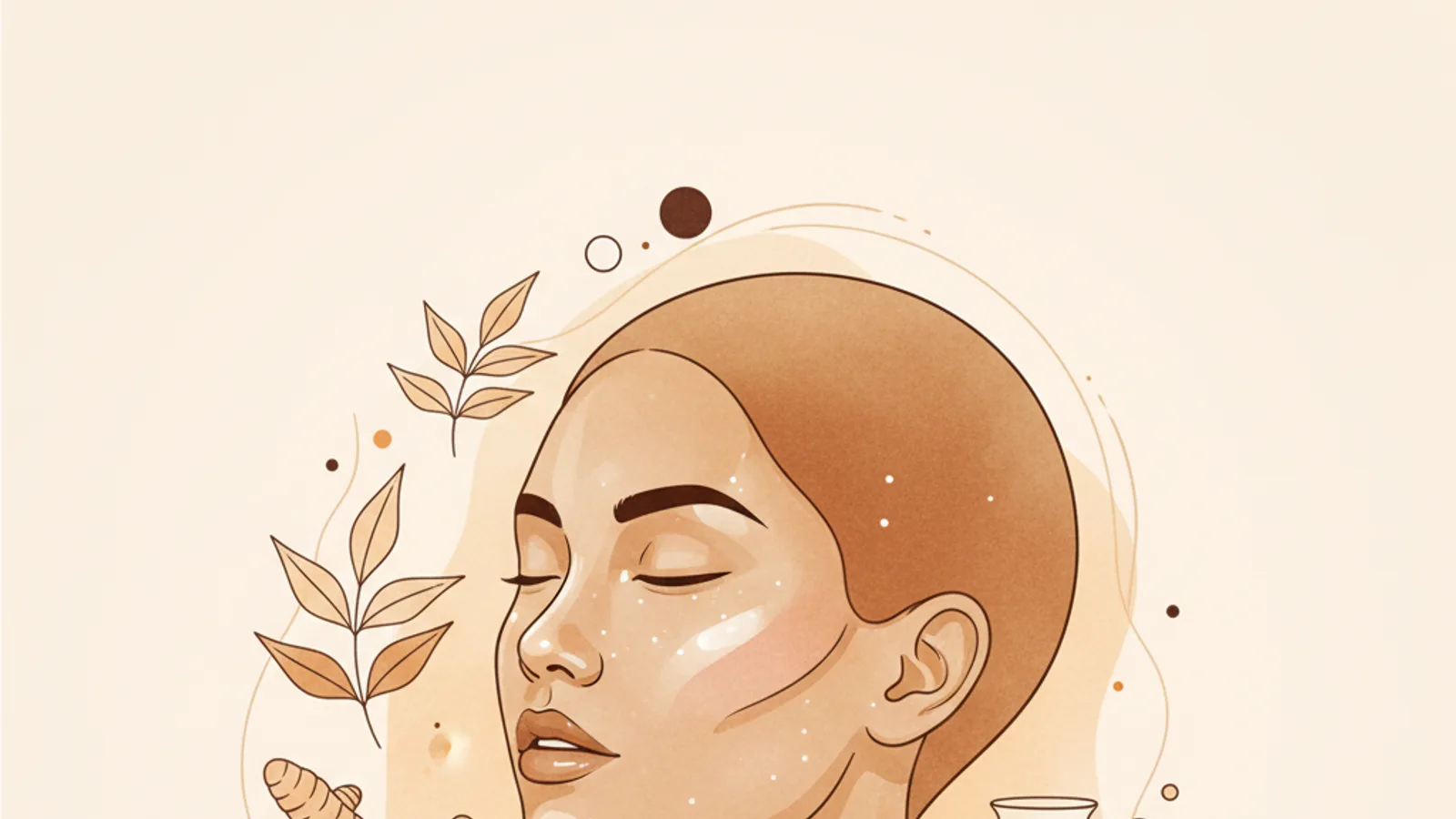 Illustration for "How to get clear skin naturally — an Indian dermatologist's guide"