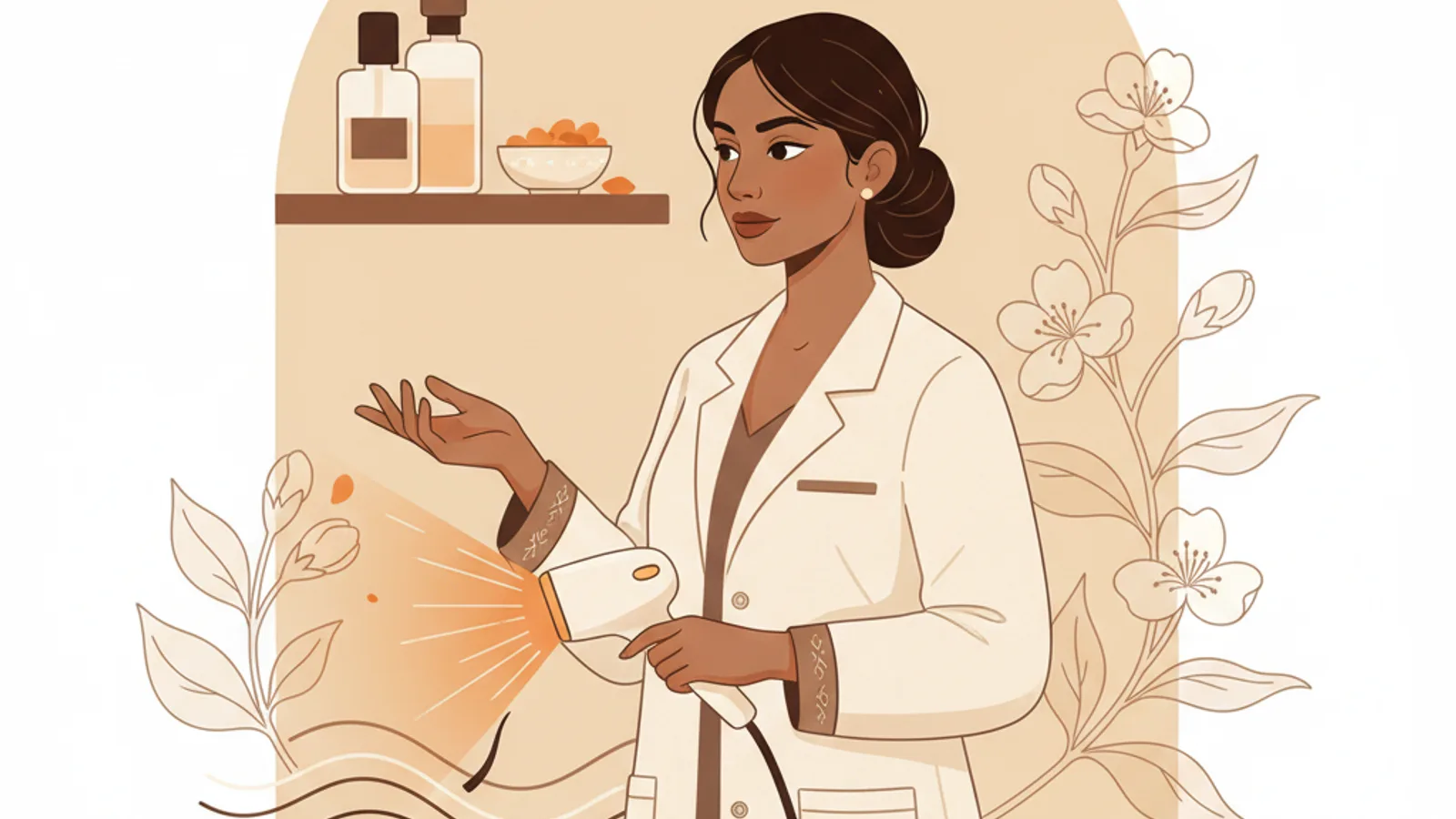 Illustration for "Is laser hair removal permanent? What a dermatologist really thinks"