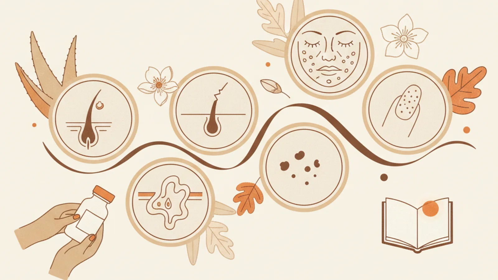 Illustration for "Signs you need a dermatologist, not a salon"