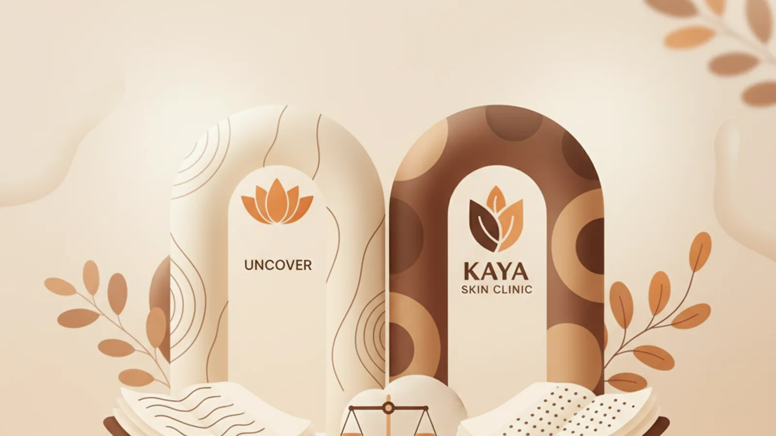 Illustration for "Uncover vs Kaya Skin Clinic — how we compare"
